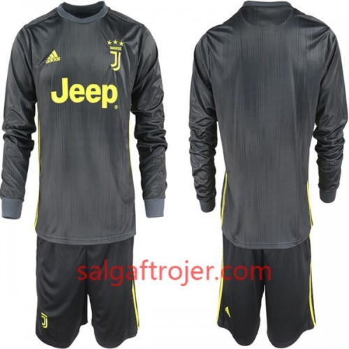 Juventus Fodboldtrøjer Børn 3. sæt 2018/19 Langærmet Juventus Fodboldtrøjer Børn 3. sæt 2018/19 Langærmet